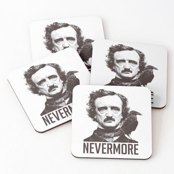 Item preview, Edgar Allan Poe Nevermore Sepia Raven Portrait Literature Shirt designed and sold by Fenay Designs.