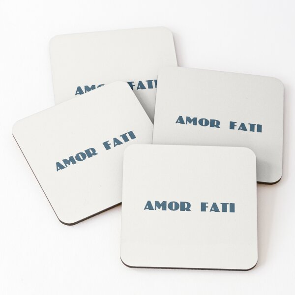 Item preview, Minimalist "AMOR FATI" Distressed Typography Stoic Aesthetic designed and sold by trepiu.