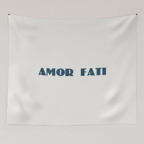 Item preview, Minimalist "AMOR FATI" Distressed Typography Stoic Aesthetic designed and sold by trepiu.