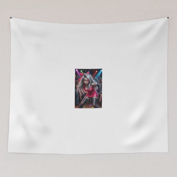 Item preview, vaggie in pink dress at a vibrant club party designed and sold by CathryneDelamort.