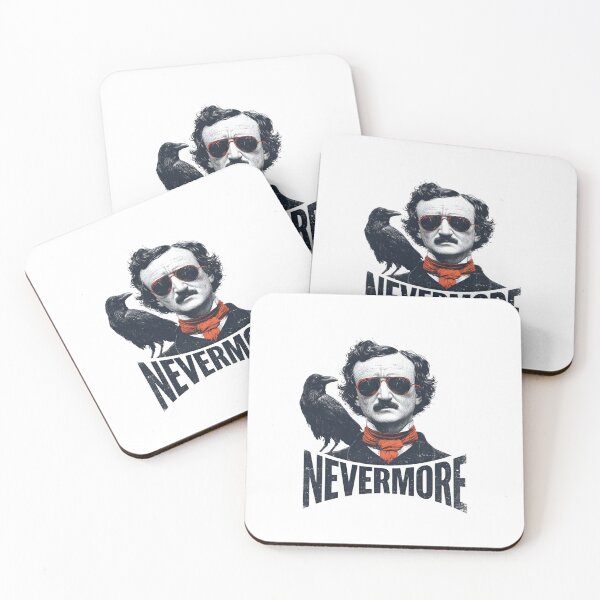 Item preview, Edgar Allan Poe Nevermore Aviator Sunglasses Cool Gothic Shirt designed and sold by Fenay Designs.