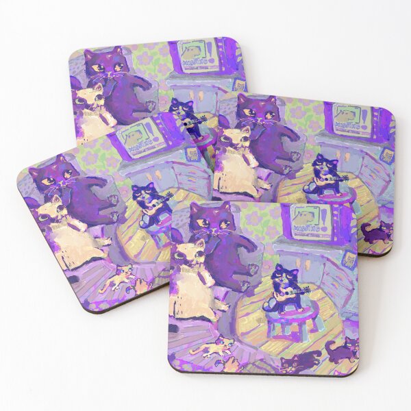 Item preview, The whole family gathered to see the song the kitten had just invented. designed and sold by guilhernunes.