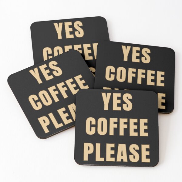 Item preview, Yes Coffee Please T-Shirt | Funny Coffee Lover Shirt | Caffeine Addict Gift Idea designed and sold by Negisandeep studio.