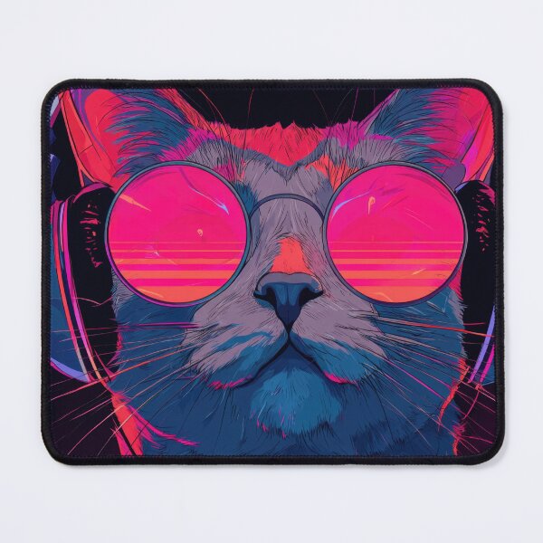 Item preview, Cool cat in shades headphones designed and sold by anytka.