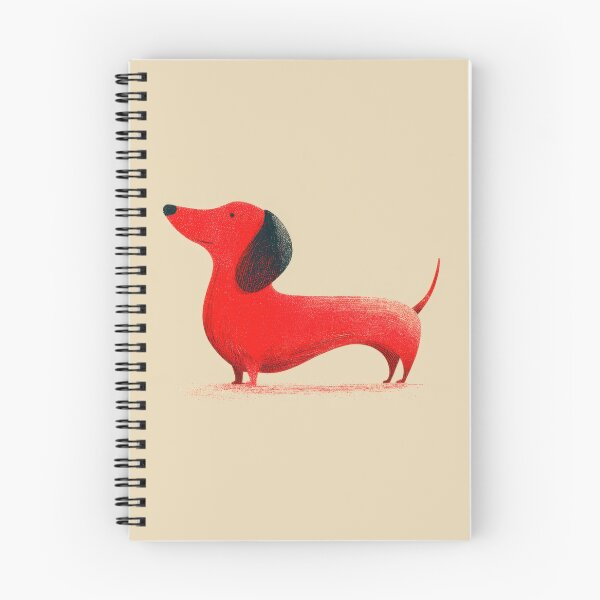Item preview, Cute red dog with long body stands designed and sold by anytka.