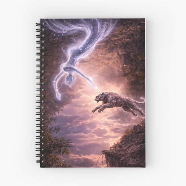 Item preview, Celestial Guardian Leap Across Fractured Sky designed and sold by KnitOfShadoF.