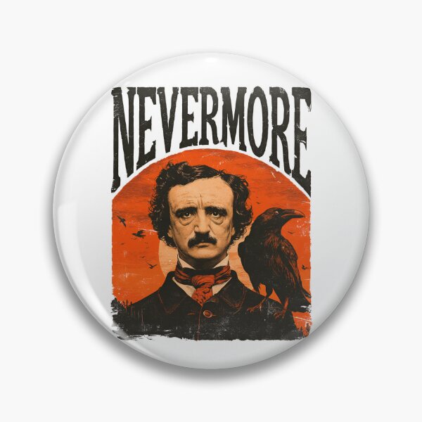 Item preview, Edgar Allan Poe Nevermore Raven Sunset Literature Shirt designed and sold by Fenay Designs.