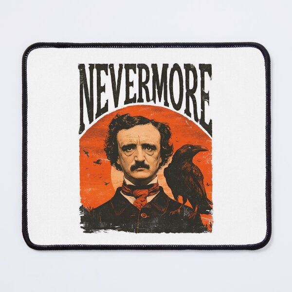 Item preview, Edgar Allan Poe Nevermore Raven Sunset Literature Shirt designed and sold by Fenay Designs.
