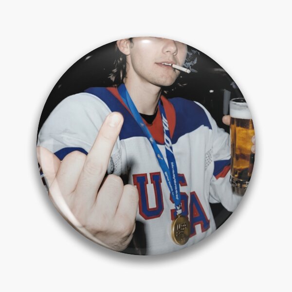 Item preview, Funny Jack Hughes Usa Gold Hockey designed and sold by Twindluzz.