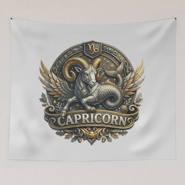 Item preview, Capricorn Zodiac Sign – Ambitious Goat Astrology Design for Capricorn Birthday Gift designed and sold by Cauldron Crafts.