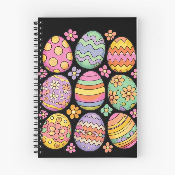 Item preview, Retro Groovy Easter Eggs Sticker | Colorful 70s Vintage Egg Pattern ☀️ designed and sold by Shanker-studio.