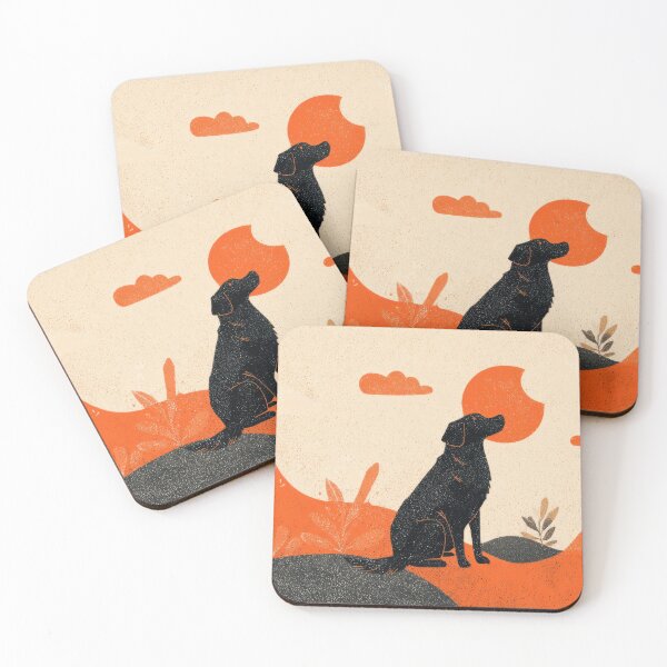 Item preview, Dog looking at the sun in landscape designed and sold by anytka.