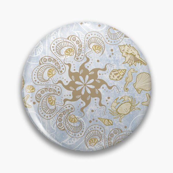 Item preview, Boho Beach Muted Ochre Mandala Garland designed and sold by kobyakov.