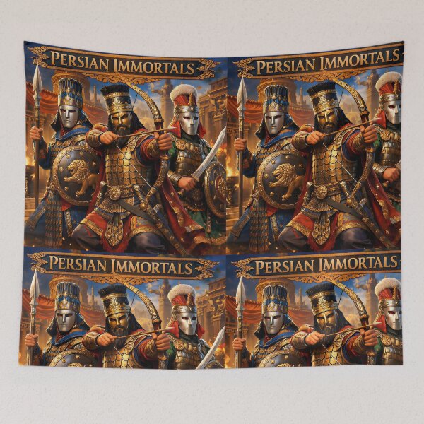 Item preview, Persian Immortals Warriors – Legendary Ancient Empire Elite Soldiers 3D Art designed and sold by Imagetore.