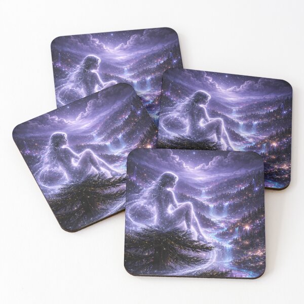 Item preview, Starlit Spirit Over Flowing Cosmic River designed and sold by KnitOfShadoF.