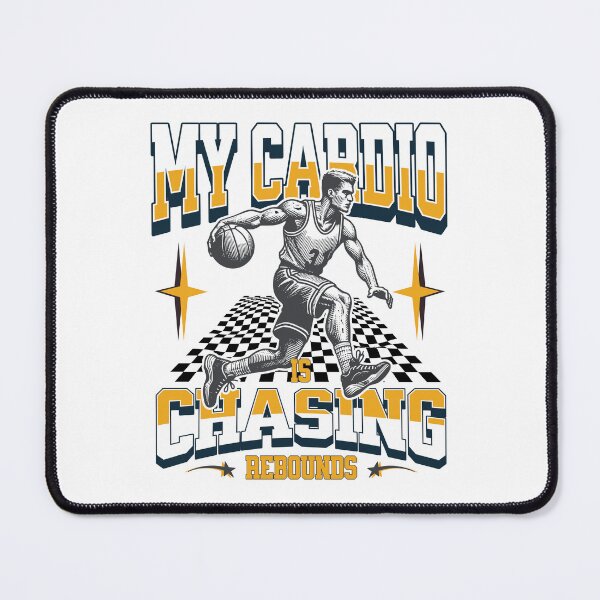 Item preview, My Cardio Is Chasing Rebounds Basketball Graphic designed and sold by Abaseen.
