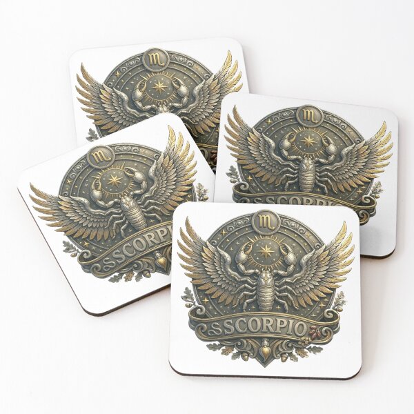 Item preview, Scorpio Zodiac Sign – Intense Scorpion Astrology Design for Scorpio Birthday Gift designed and sold by Cauldron Crafts.