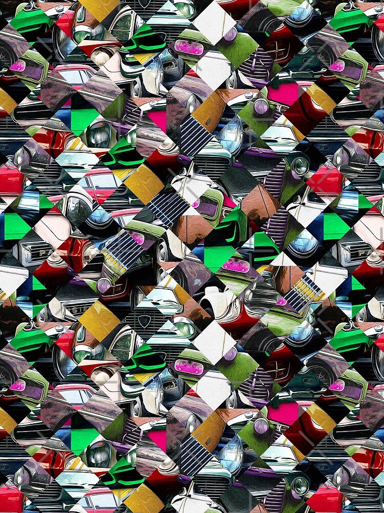 Colorful Automotive Abstract by perkinsdesigns