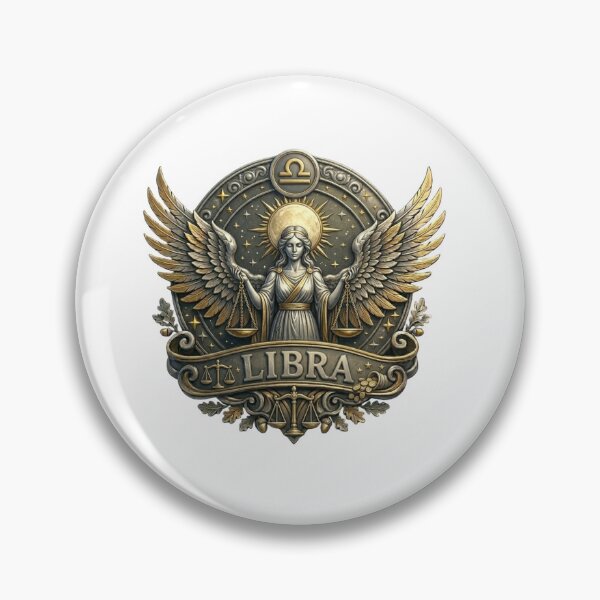 Item preview, Libra Zodiac Sign – Elegant Scales Astrology Design for Libra Birthday Gift designed and sold by Cauldron Crafts.