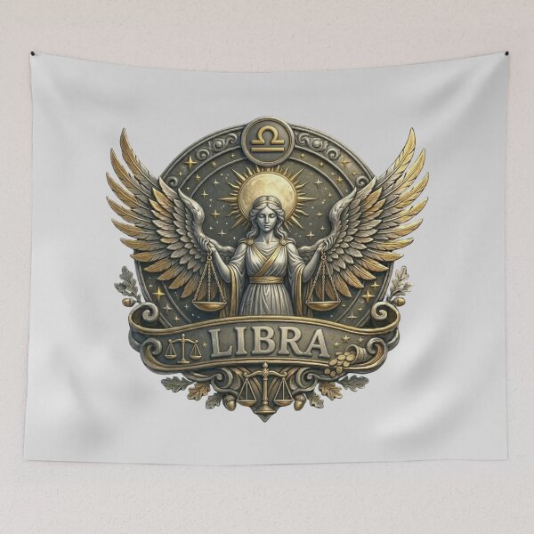 Item preview, Libra Zodiac Sign – Elegant Scales Astrology Design for Libra Birthday Gift designed and sold by Cauldron Crafts.