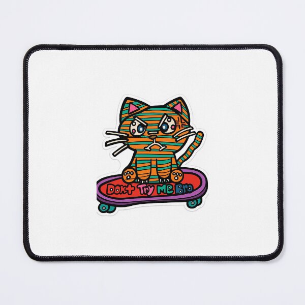 Item preview, Angry Skater Kitty designed and sold by Bethany Ever After.