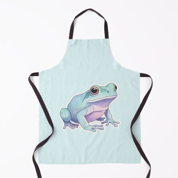 Item preview, Turquoise Frog Sticker – Watercolor Frog Sticker for Nature Lovers designed and sold by bsbd-action.