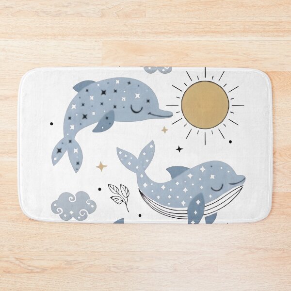 Item preview, Celestial Dolphins - Starry Night Ocean Dreams designed and sold by Mary Ney.