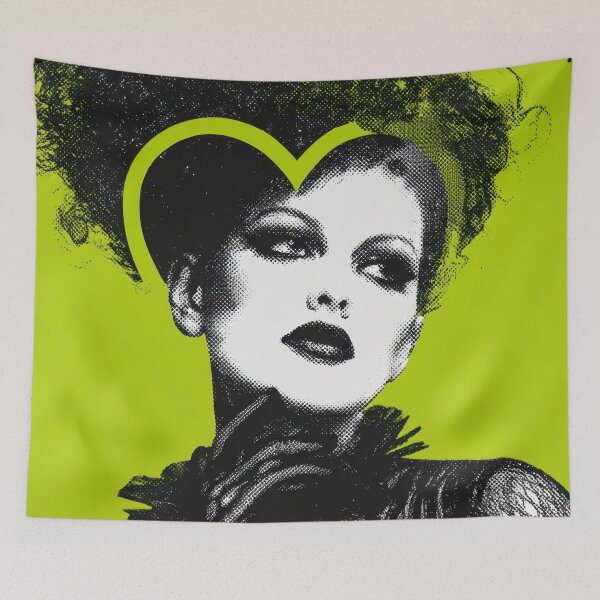 Item preview, Bold design with heart shape in head designed and sold by anytka.