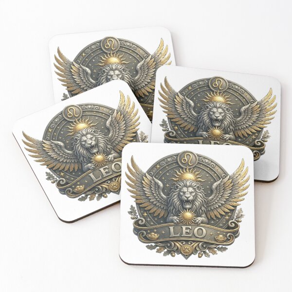 Item preview, Leo Zodiac Sign – Majestic Lion Astrology Design for Leo Birthday Gift designed and sold by Cauldron Crafts.
