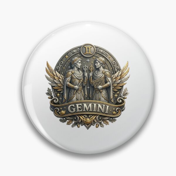Item preview, Gemini Zodiac Sign – Playful Twins Astrology Design for Gemini Birthday Gift designed and sold by Cauldron Crafts.