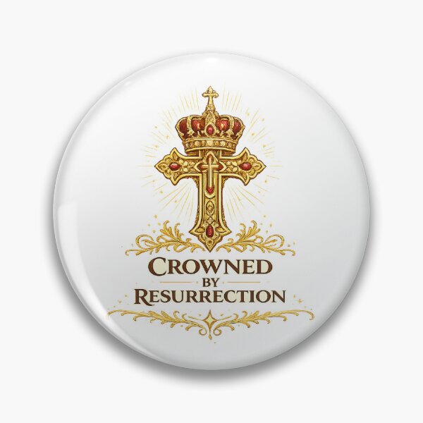 Item preview, Crowned by Resurrection Christian Easter Design designed and sold by StyleLap.