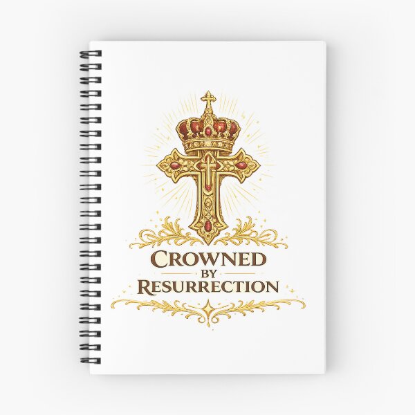 Item preview, Crowned by Resurrection Christian Easter Design designed and sold by StyleLap.