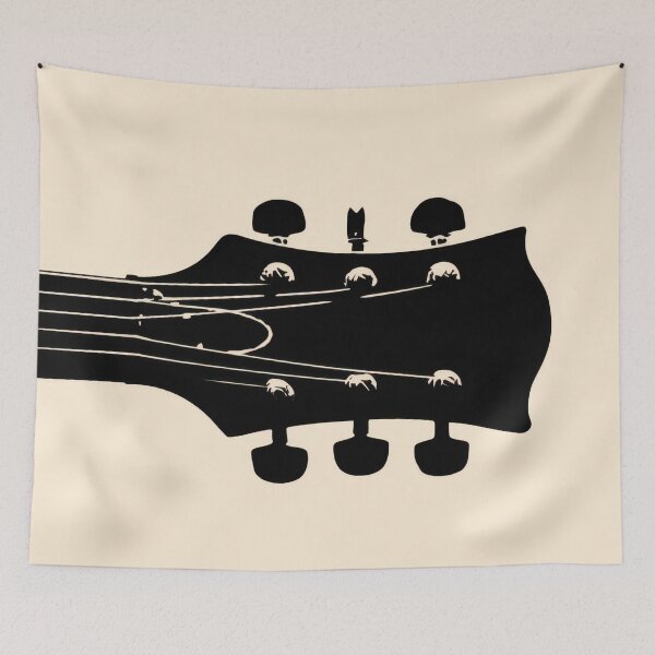 Item preview, Guitar headstock with strings designed and sold by anytka.