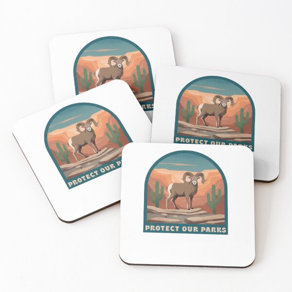 Item preview, Protect Our Parks Desert Ram Wildlife designed and sold by krystalRomanart.