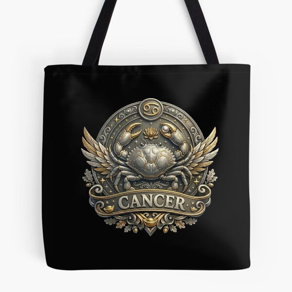 Aperçu de l'œuvre Signe du zodiaque Cancer – Illustration astrologique du Crabe compatissant, cadeau d'anniversaire pour un Cancer créée et vendue par Cauldron Crafts.