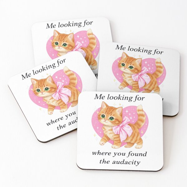 Item preview, Me Looking For Where You Found The Audacity Funny Sarcastic Cat designed and sold by krystalRomanart.