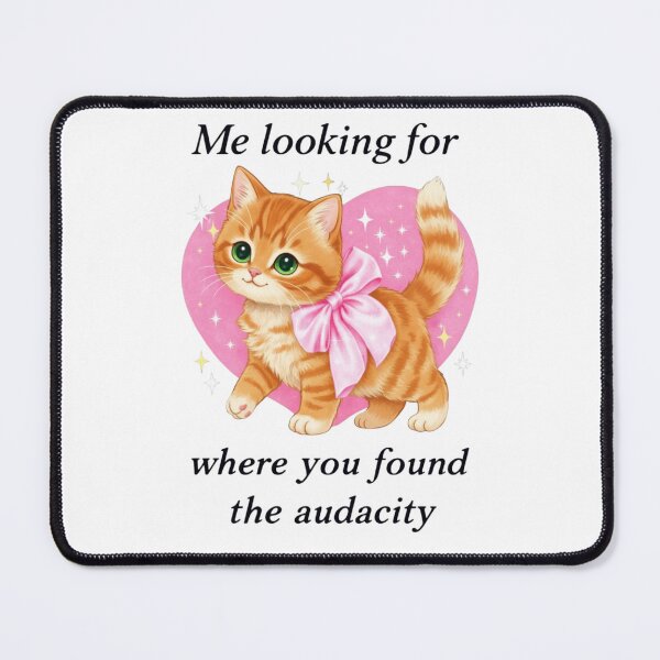 Item preview, Me Looking For Where You Found The Audacity Funny Sarcastic Cat designed and sold by krystalRomanart.