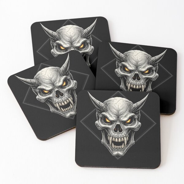 Item preview, Demon Skull Dark Art Design Evil designed and sold by Prestige Parlor.
