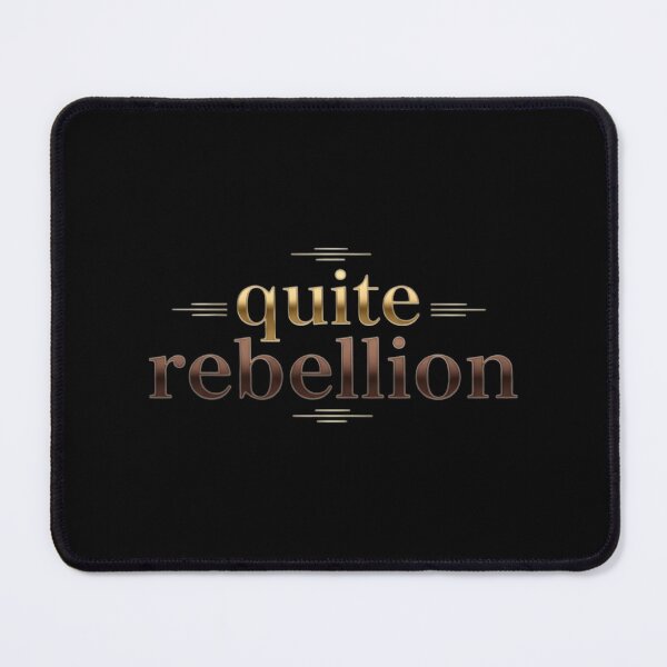Item preview, Quite Rebellion Elegant Typography Gold Gradient designed and sold by Radhestore.