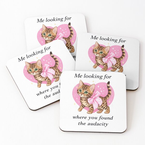 Item preview, Me Looking For Where You Found The Audacity Funny Sarcastic Cat designed and sold by krystalRomanart.