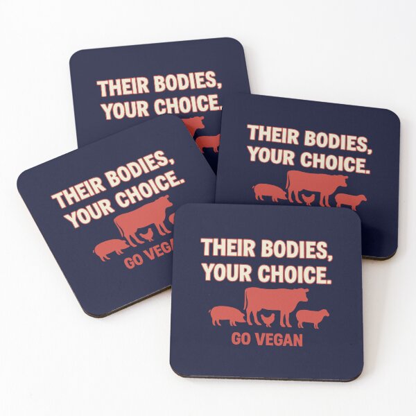 Item preview, Their Bodies, Your Choice. Go Vegan designed and sold by coodoosandco.