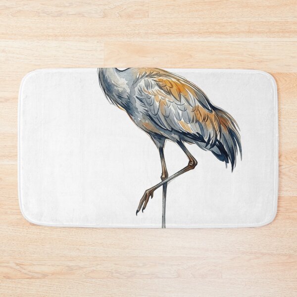 Aperçu de l'œuvre UHD Brolga Aquarelle : Art Nature Outback Australien créée et vendue par ABArtByAlexST.