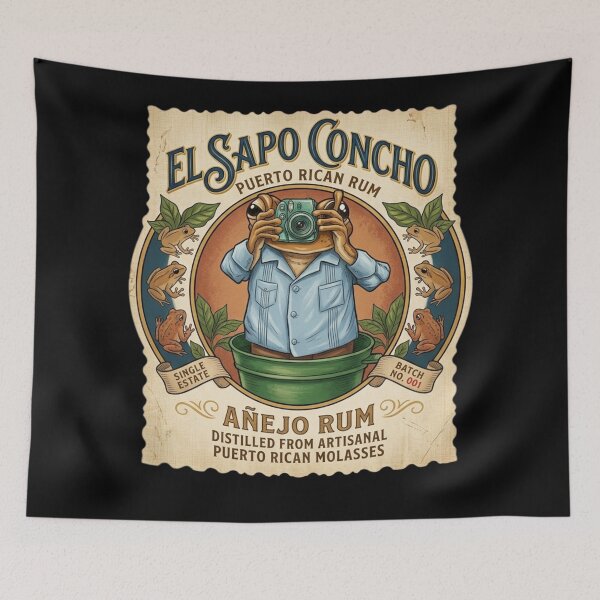Item preview, Sapo Concho Rum designed and sold by AllOutDesigns.