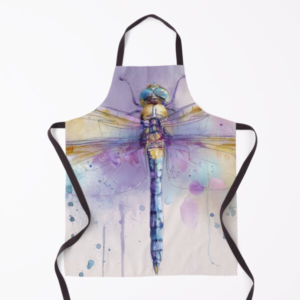 Item preview, Colorful dragonfly in watercolor art designed and sold by anytka.