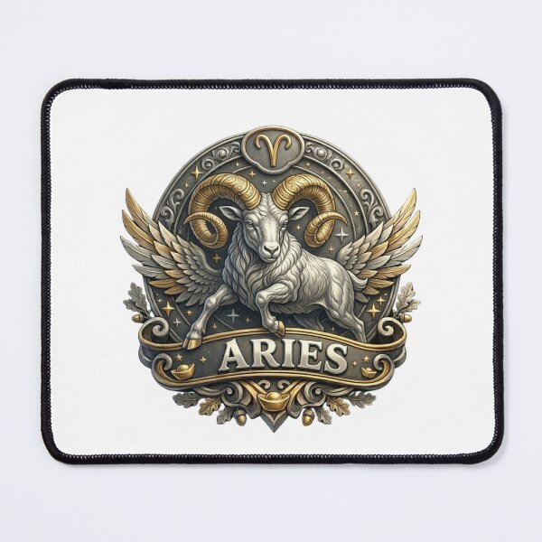 Item preview, Aries Zodiac Sign – Bold Ram Astrology Design for Aries Birthday Gift designed and sold by Cauldron Crafts.