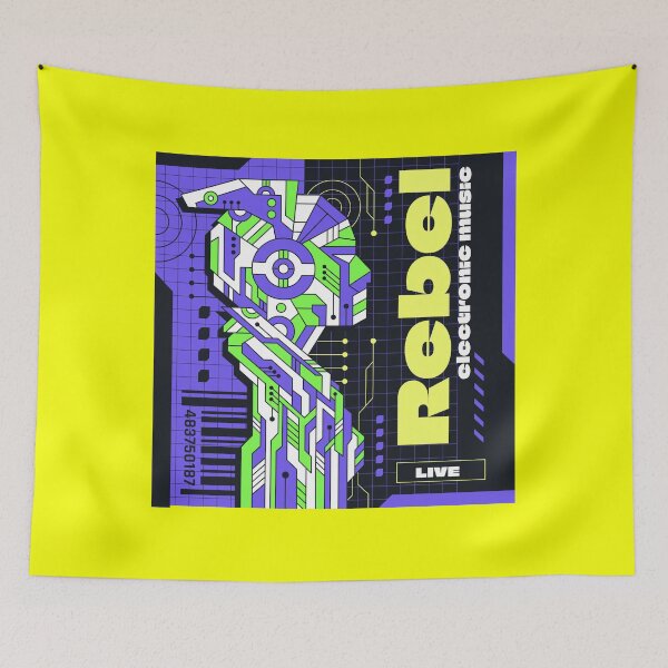 Item preview, Futuristic Neon Robot Graphic | Cyberpunk AI Tech Design | Sci-Fi Electronic Music Aesthetic designed and sold by amareshdas008.