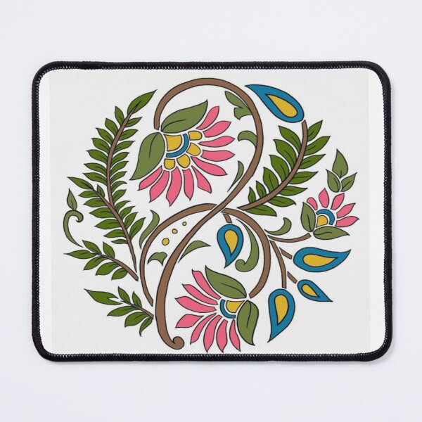 Item preview, Traditional madhubani floral lotus art designed and sold by NivyasArtistry.