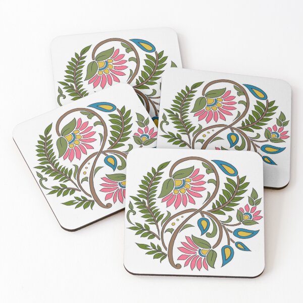 Item preview, Traditional madhubani floral lotus art designed and sold by NivyasArtistry.