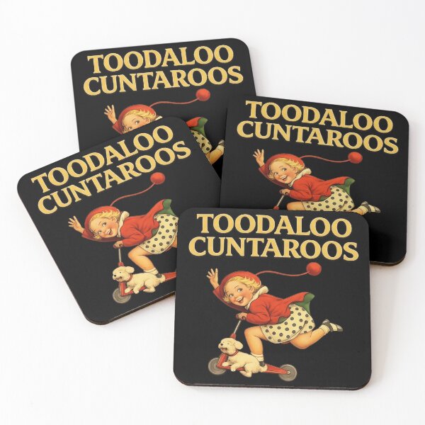 Item preview, Toodaloo Cuntaroos, Funny Retro Kid Scooter Dog Animal Quote Vintage designed and sold by playrify.
