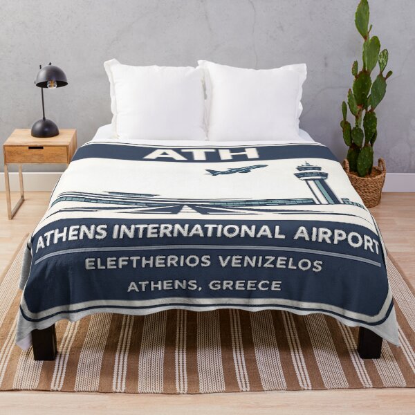 Item preview, ATH Athens Airport Sticker Magnet Greece Aviation Design designed and sold by CLOUTKULT.